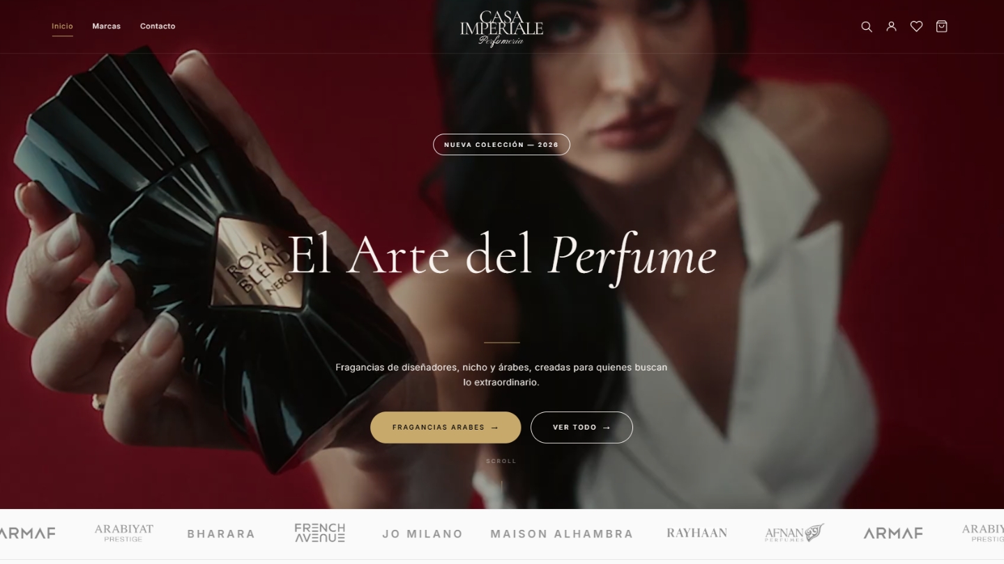 Tienda Virtual Shopify — Casa Imperiale Perfumería