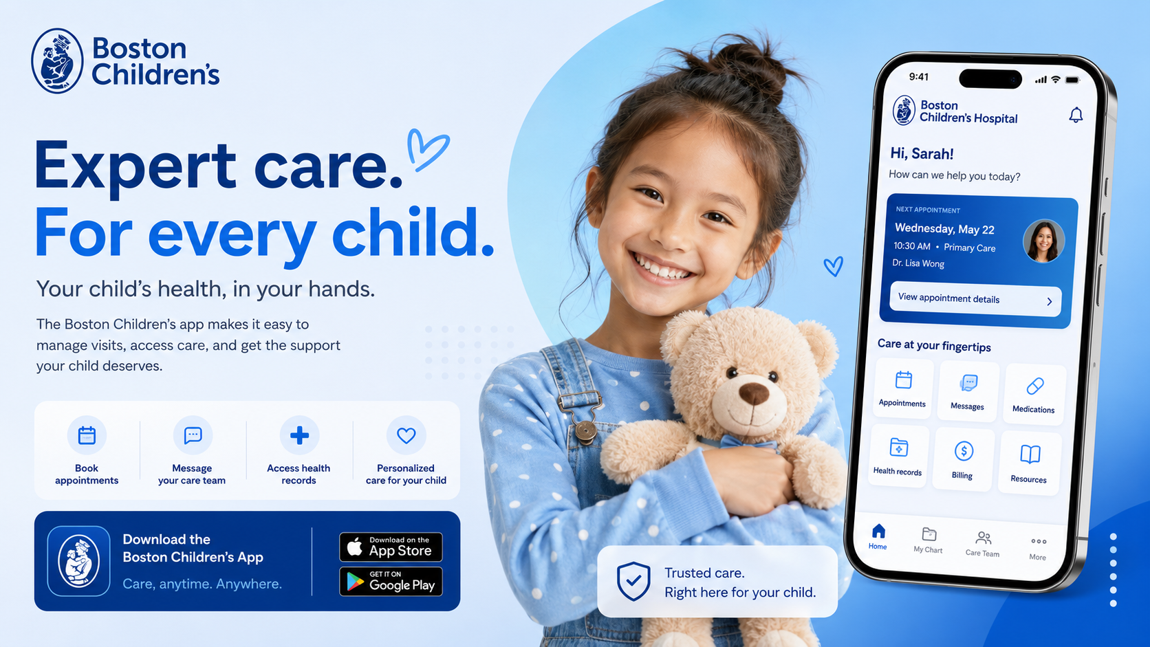 Prototipo UX/UI — Boston Children's